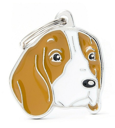 Targhetta cane beagle - id,