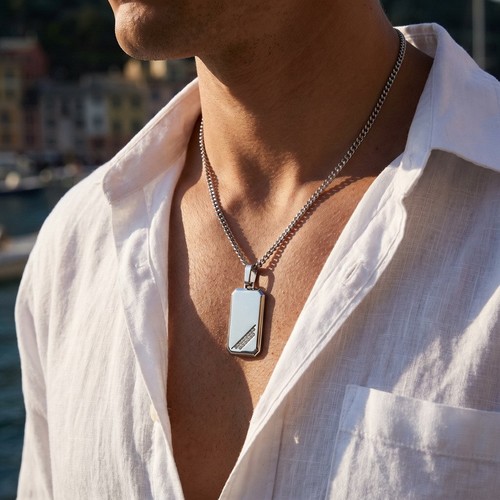 Collana uomo targhetta - , cane