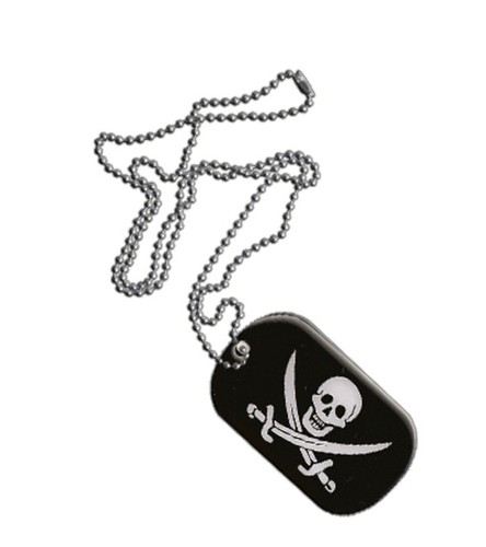 Dog tag fahne flagge pirat - dog,