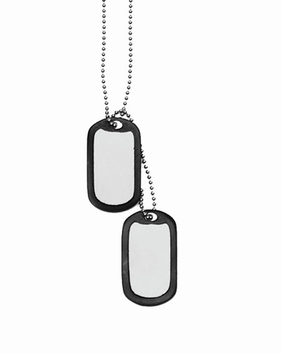 Dog tag con silenziatore marca - tag,