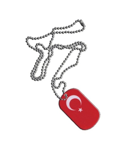 Dog tag fahne - dog, türkei