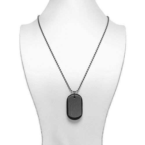 Catena dog tag acciaio - tag, inox