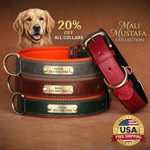 Collare cane personalizzato - , in