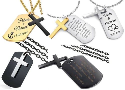 Dog tag ciondolo - dog, +
